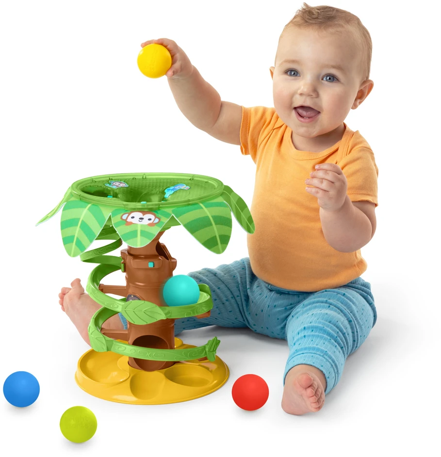 Bright Stars „Bright Starts“ – „Tropical Twirl™“ kamuoliukų žaislas – (BS-16826)