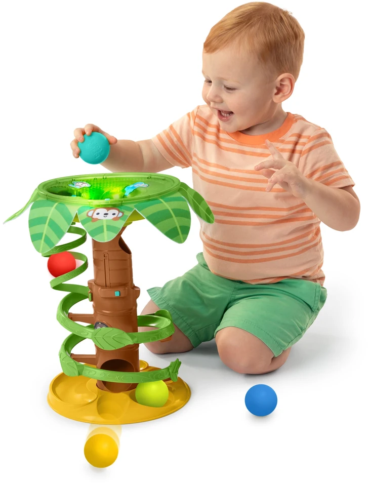 Bright Stars „Bright Starts“ – „Tropical Twirl™“ kamuoliukų žaislas – (BS-16826)