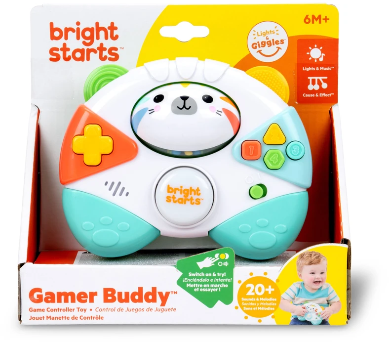 Bright Stars „Bright Starts“ – žaidimų valdiklio žaislas „Gamer Buddy™“ (BS-17225)