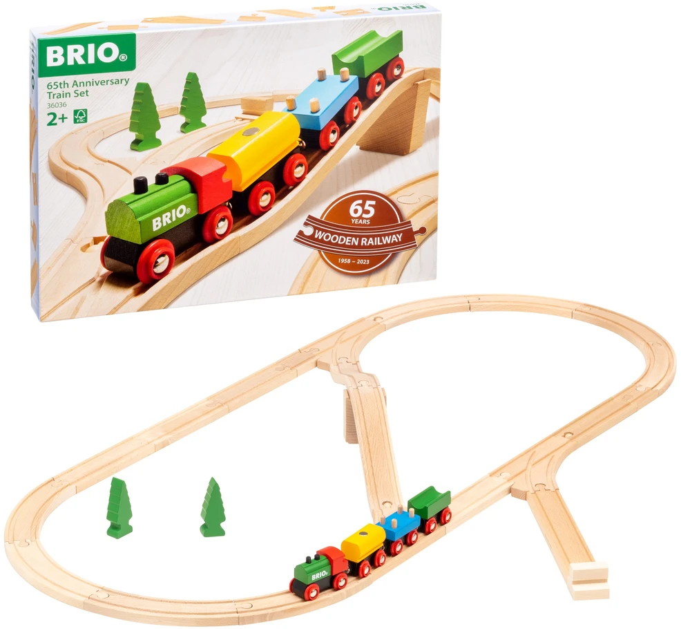 Brio Railway BRIO 65-ių metų jubiliejaus traukinio rinkinys, 36036