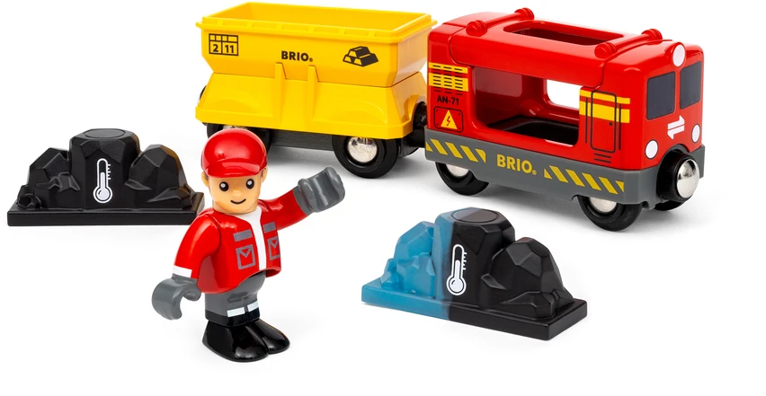 Ravensburger BRIO - Brangakmenių krovininis traukinys (36133)
