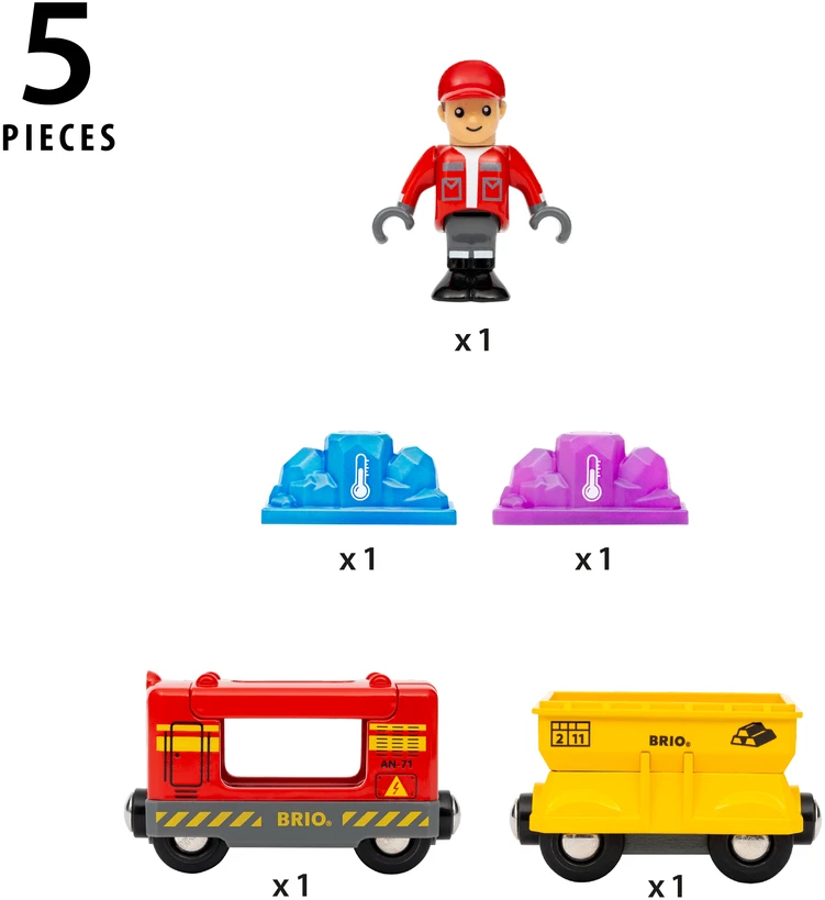 Ravensburger BRIO - Brangakmenių krovininis traukinys (36133)