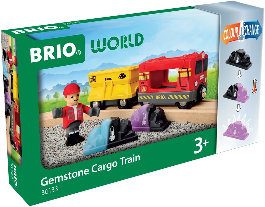 Ravensburger BRIO - Brangakmenių krovininis traukinys (36133)