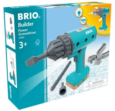 BRIO Builder 34600 - Builder Power Screwdriver | BRIO