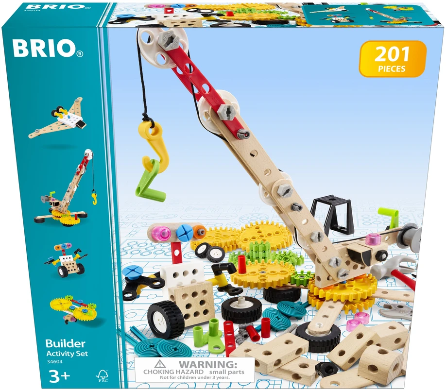 Brio geležinkelis BRIO konstruktorius statybininkų veiklos rinkinys, 34604