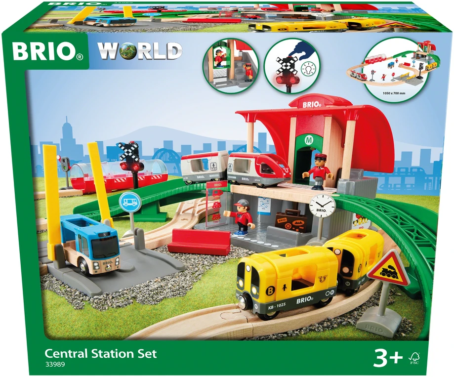 BRIO - Centrinės stoties rinkinys (33989)