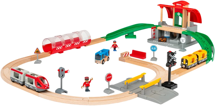 BRIO - Centrinės stoties rinkinys (33989)