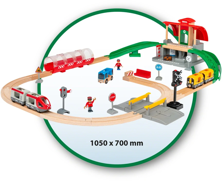 BRIO - Centrinės stoties rinkinys (33989)