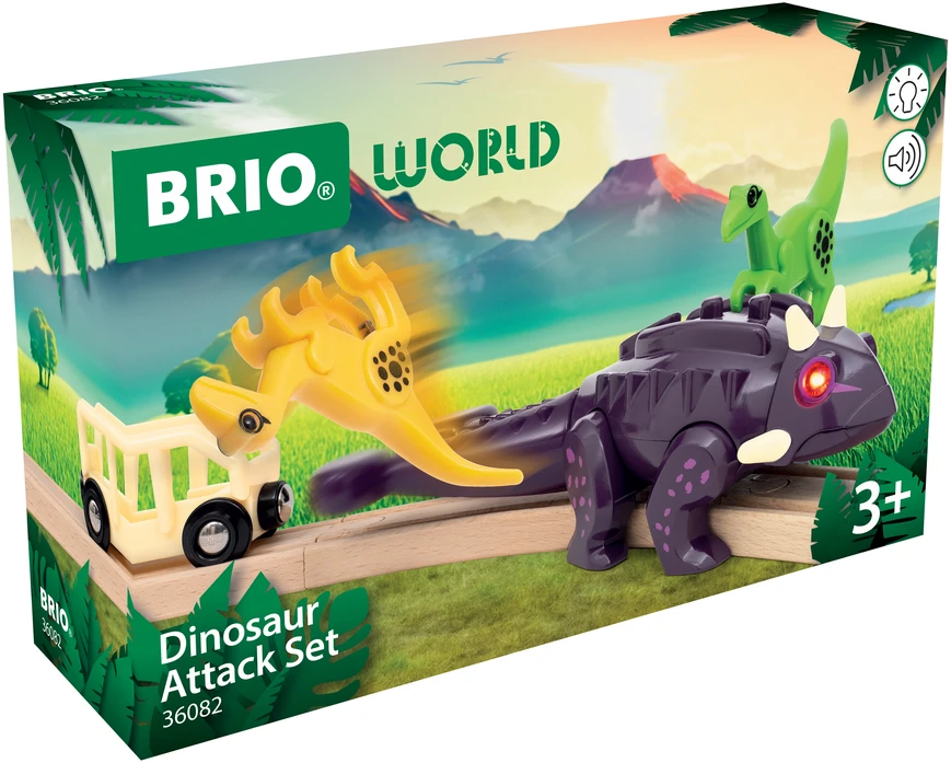 Ravensburger BRIO - Dinozaurų atakos rinkinys (36082)