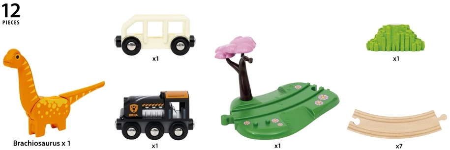 BRIO dinozaurų rinkinys apskritime, 36098