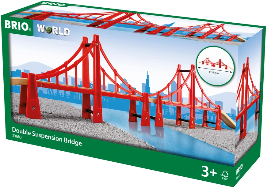 Brio Railway BRIO dvigubai sukabintas tiltas, 33683