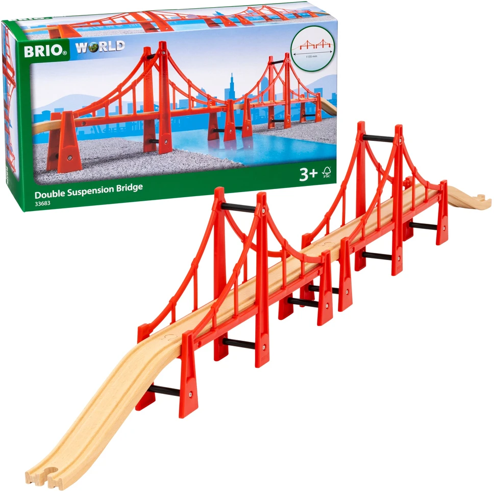 Brio Railway BRIO dvigubai sukabintas tiltas, 33683
