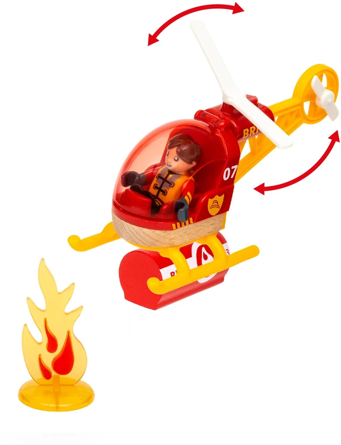 Ravensburger BRIO traukinio bėgių rinkinys Rescue Team 36025