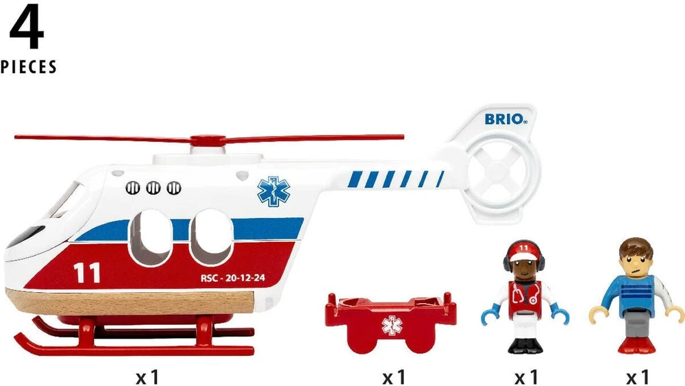 BRIO - Gelbėjimo sraigtasparnis - (36022)