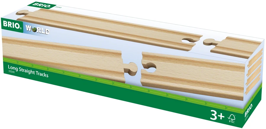 Ravensburger BRIO - Ilgi tiesūs bėgiai (33341)