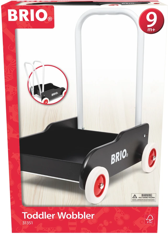 BRIO – juodas vobleris mažiems vaikams (31351)