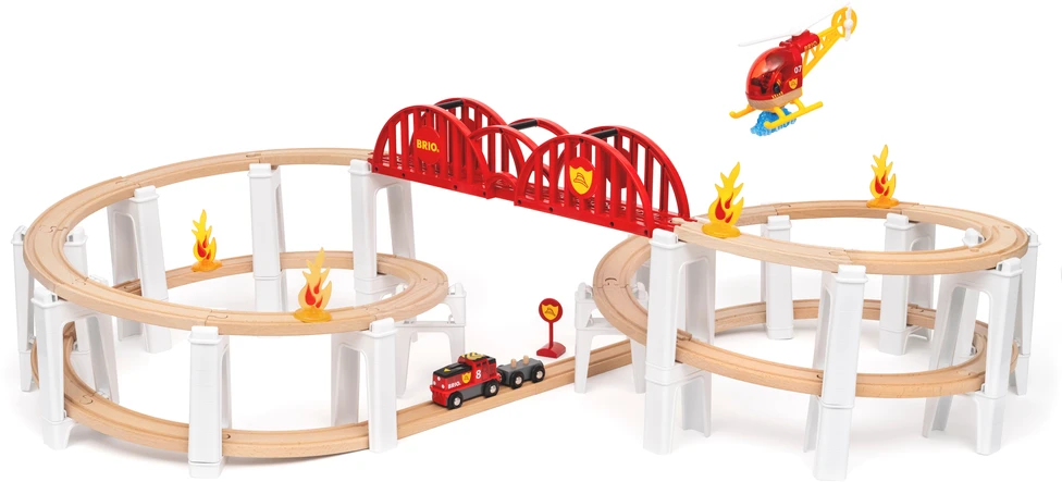 Ravensburger Traukinukų rinkinys BRIO Mega Spiral Set