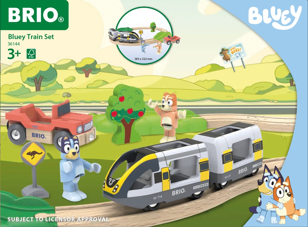 BRIO - Mėlynojo traukinio rinkinys (36144)