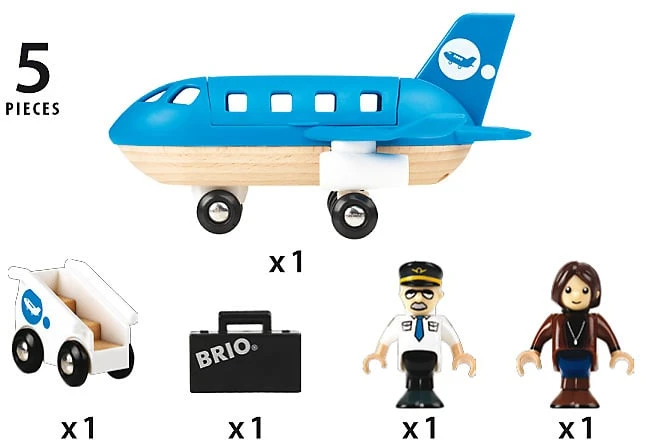 BRIO pasaulis - Lėktuvas (33306)