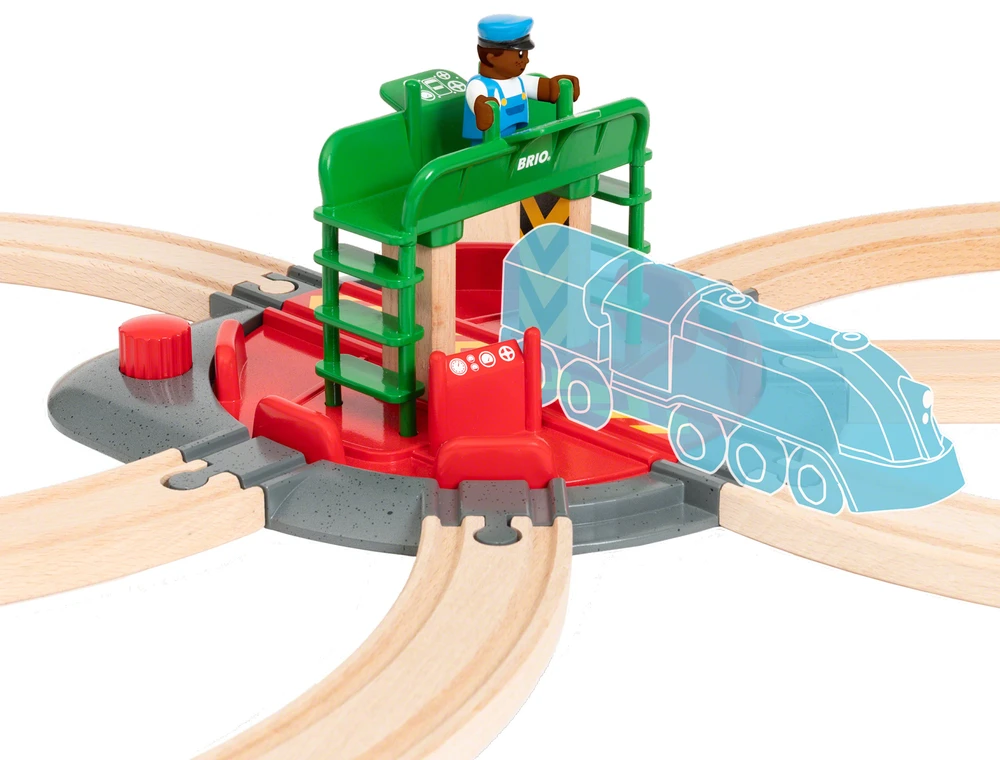 Konstruktorius BRIO World Turntable & Figure 33476