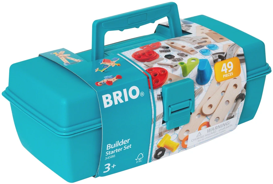BRIO - Statybų rinkinys pradedantiesiems - 49 detalės (34586)