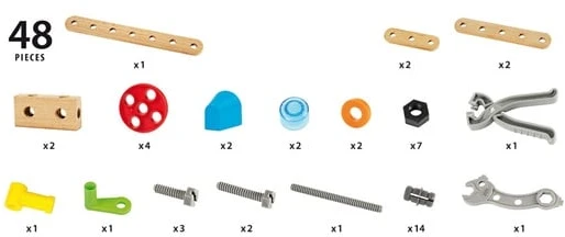 BRIO - Statybų rinkinys pradedantiesiems - 49 detalės (34586)