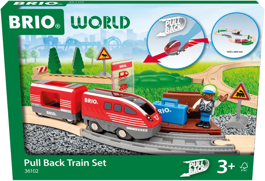 Ravensburger BRIO - Traukinio rinkinys atbulai (36102)