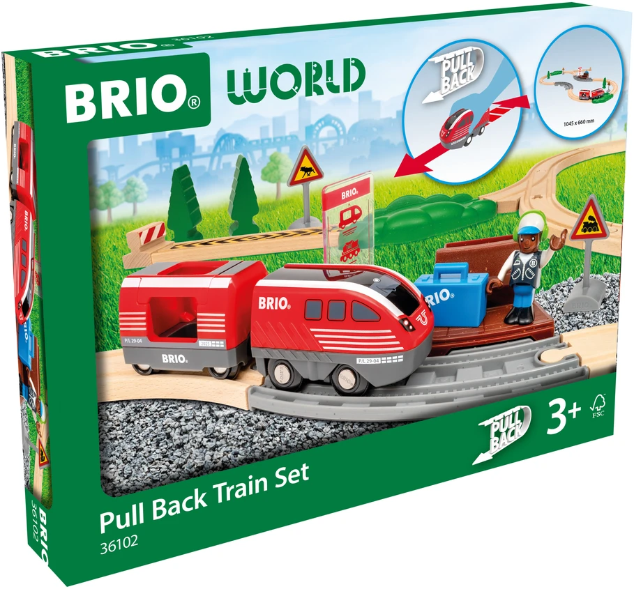 Ravensburger BRIO - Traukinio rinkinys atbulai (36102)
