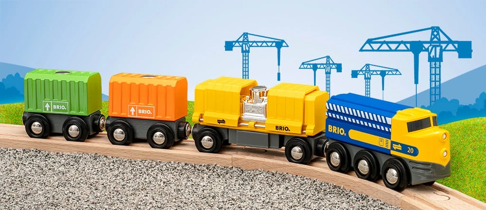 Krovininis traukinys Brio World 33982