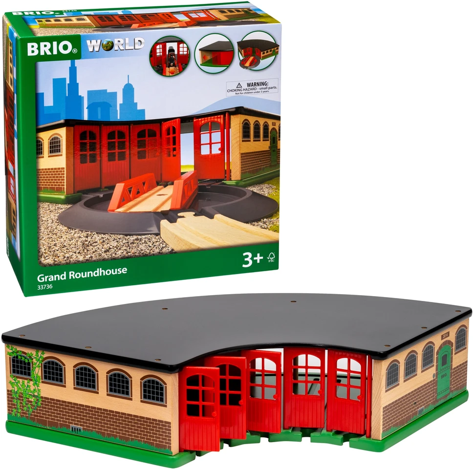 BRIO GELEŽINKELIS | Pasaulio didysis apvalusis namelis | 33736