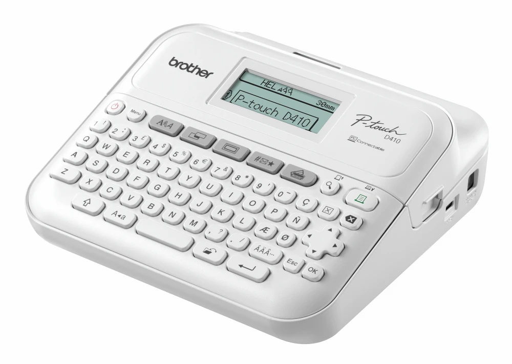 BROTHER PT-D410 DESKTOP LABEL THERMO Spausdintuvas PORTABLE, USB, 20MM/SEC