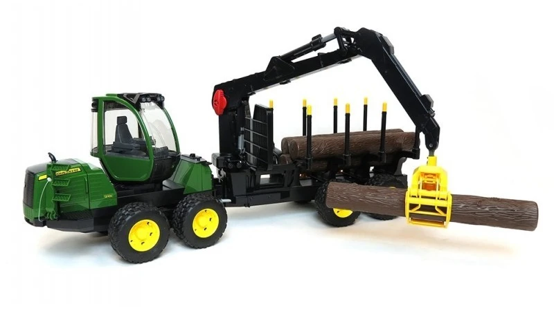 Bruder John Deere 1210e krautuvas su griebtuvu