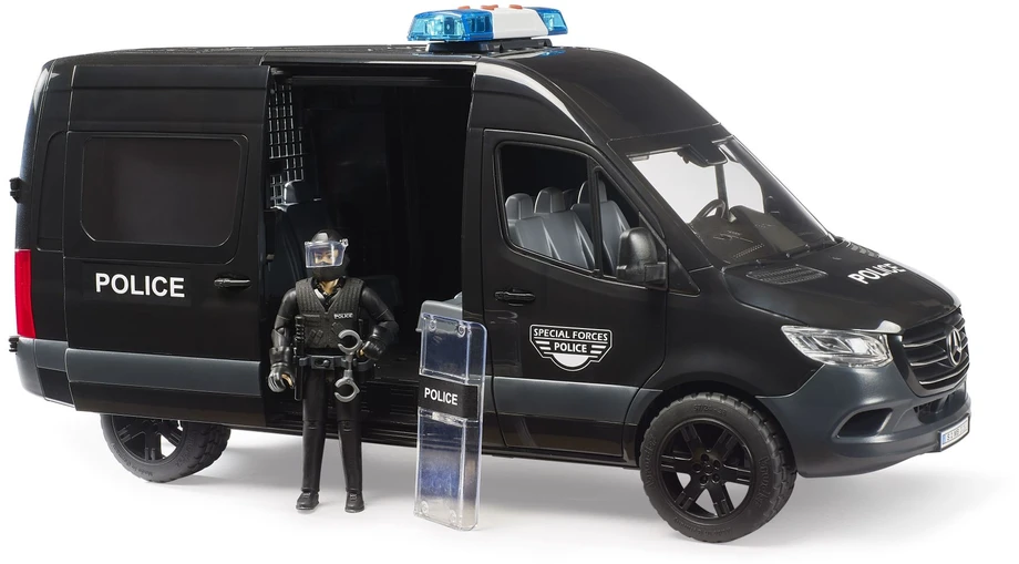 BRUDER policijos autobusiukas MB Sprinter Police Special Forces, 02685