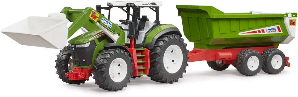 Bruder - Roadmax traktorius su priekiniu krautuvu ir galiniu savivarčiu (03452)