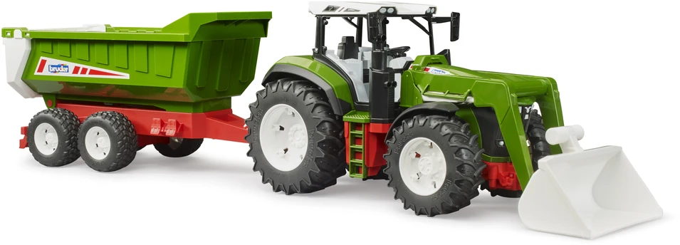Bruder - Roadmax traktorius su priekiniu krautuvu ir galiniu savivarčiu (03452)