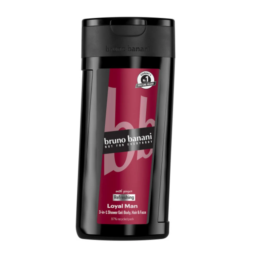 Bruno Banani Loyal Man With Ginger Dušo želė vyrams, 250 ml