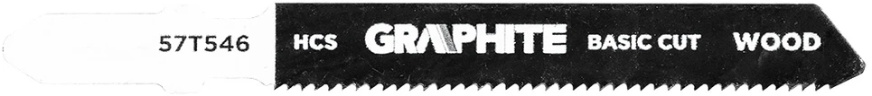 Graphite Brzeszczot Siaurapjūklio ašmenys, 21 TPI, HCS, T formos rankena, 2 vnt.