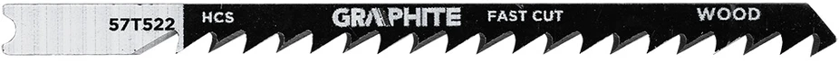 Brzeszczot Siaurapjūklio ašmenys, 6 TPI, HCS, U formos kotas, 2 vnt., lenktas pjovimas, greitas pjovimas