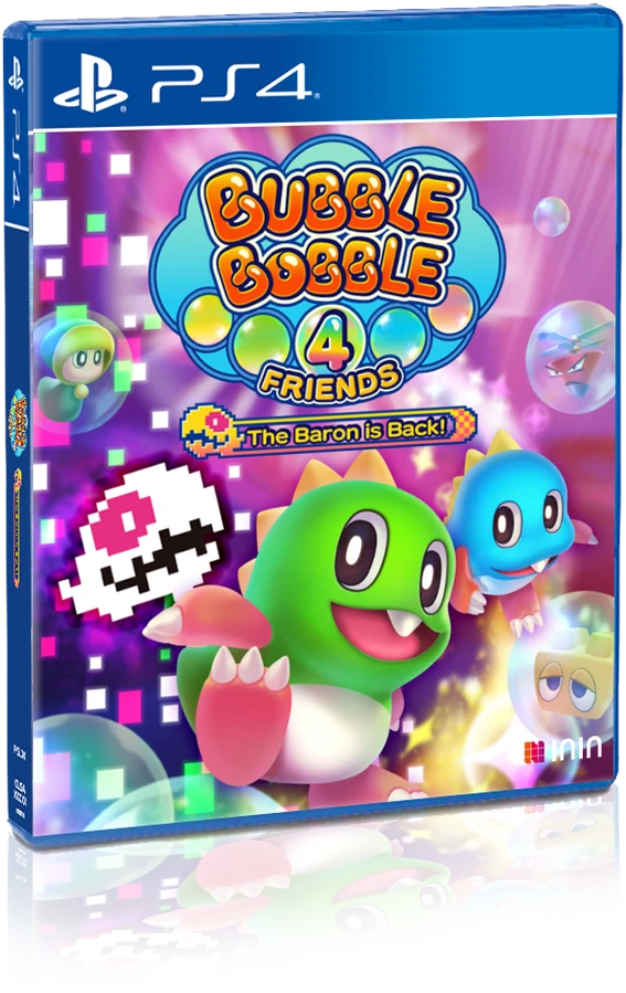 Strictly Limited Games „Bubble Bobble 4 Friends“ Baronas grįžo! – „PlayStation 4“