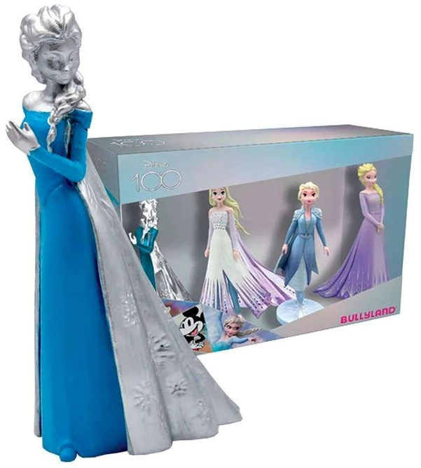 Bullyland,Disney Bullyland - WD 100 metų platininis „Ledo šalis“ dovanų dėžutė - 4 figūrėlės (525393)