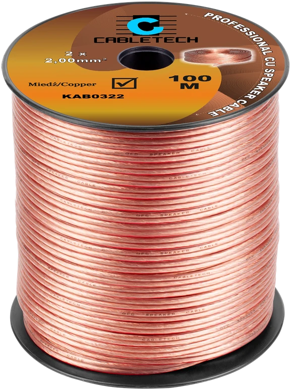 Cabletech Kolonėlių kabelis 2mm 100m