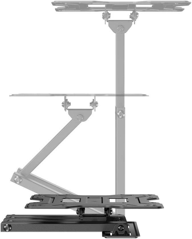 Cabletech Laikiklis Sieninis laikiklis 23–50 colių, juodas LDA41-223 (vertikalus ir horizontalus reguliavimas)