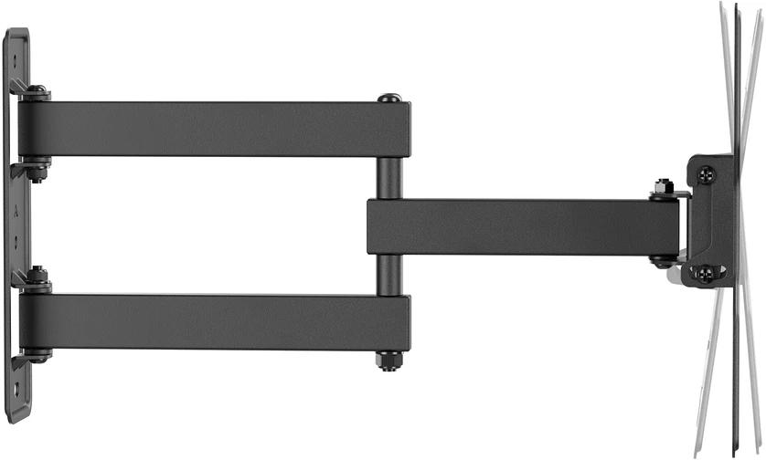 Cabletech Laikiklis Sieninis laikiklis 23–50 colių, juodas LDA41-223 (vertikalus ir horizontalus reguliavimas)