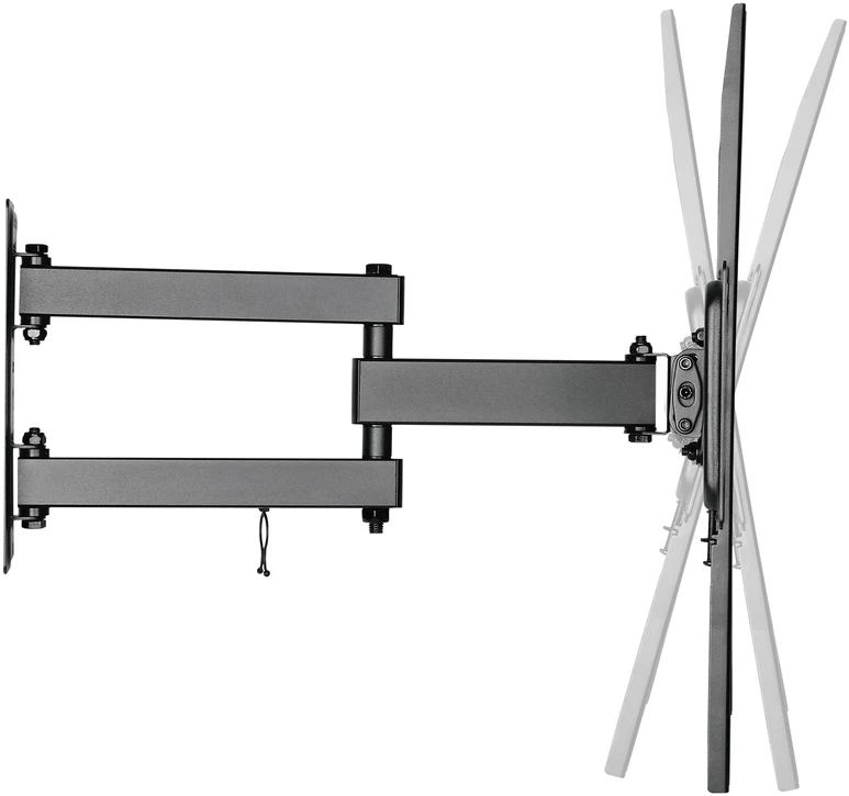 Cabletech Sieninis laikiklis 32-55 colių juodas LPA52-443 (vertikalus ir horizontalus reguliavimas)