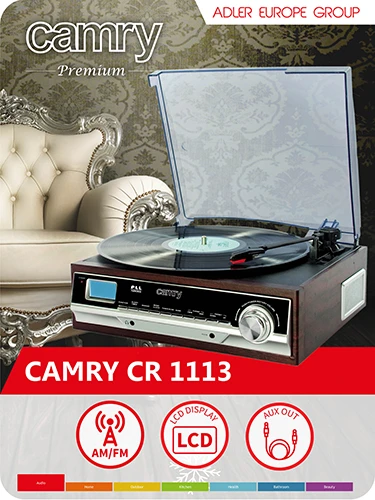 Camry CR 1113 patefonas su radiju