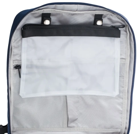 Camry CR 6880 navy mėlynas Kuprinė biznesowo-sportowy on-board free size 40x20x30 cm, 24l, 3 komory, 11 kieszeni, laptop 17