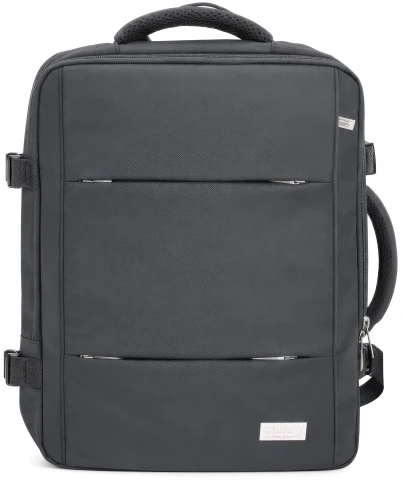 Adler Kuprinės rankinis bagažas 40x20x30cm išplečiamas USB nešiojamas 15,6 colio Camry CR 6881 tamsiai pilkas