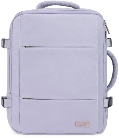 Adler Kuprinės rankinis bagažas 40x20x30 nešiojamas kompiuteris, atsparus vandeniui USB RFID Camry CR 6881 šviesiai violetinė