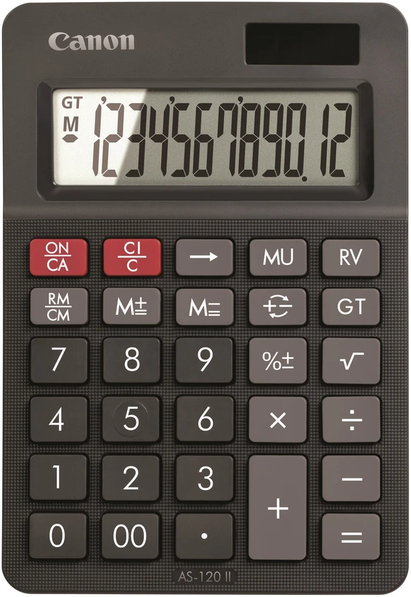 „Canon“ – AS-120II DBL stalinis skaičiuotuvas