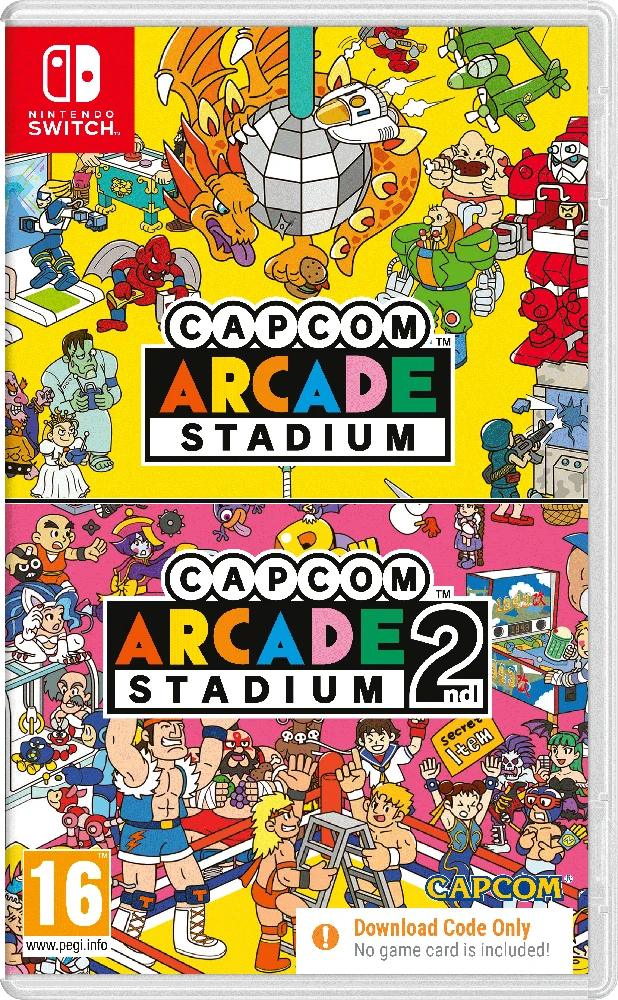 „Capcom Arcade Stadium 1“ ir „2“ (kodas dėžutėje) – „Nintendo Switch“